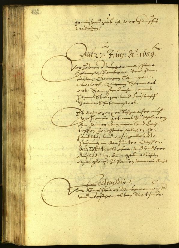 Civic Archives of Bozen-Bolzano - BOhisto Minutes of the council 1609 