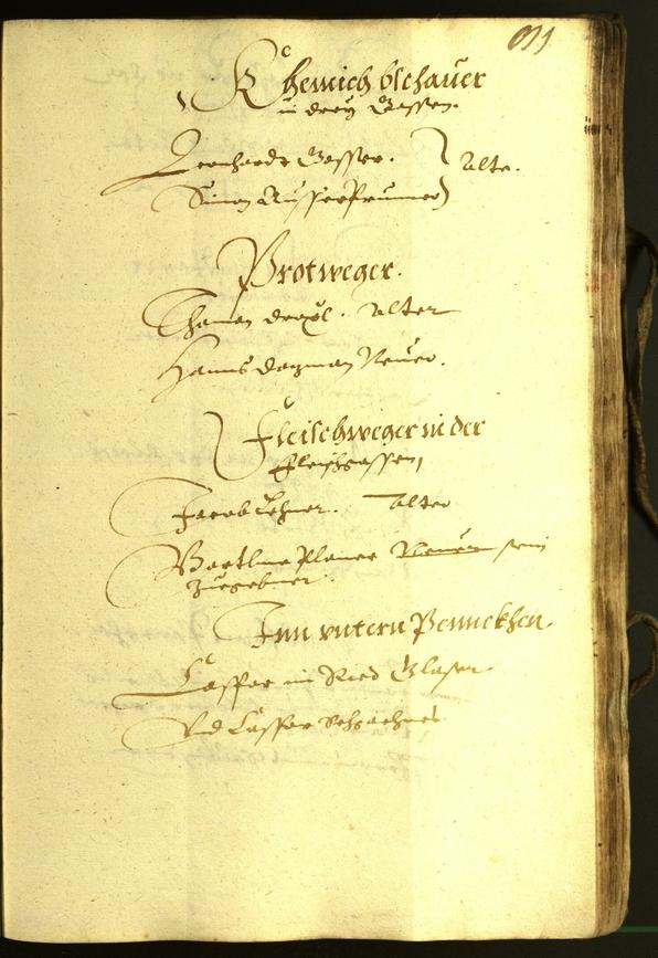 Civic Archives of Bozen-Bolzano - BOhisto Minutes of the council 1609 