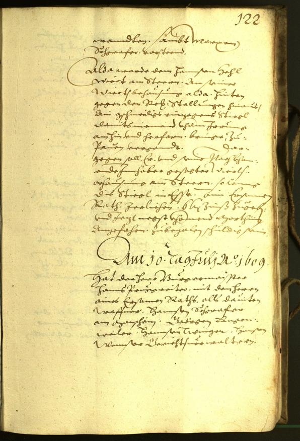 Stadtarchiv Bozen - BOhisto Ratsprotokoll 1609 