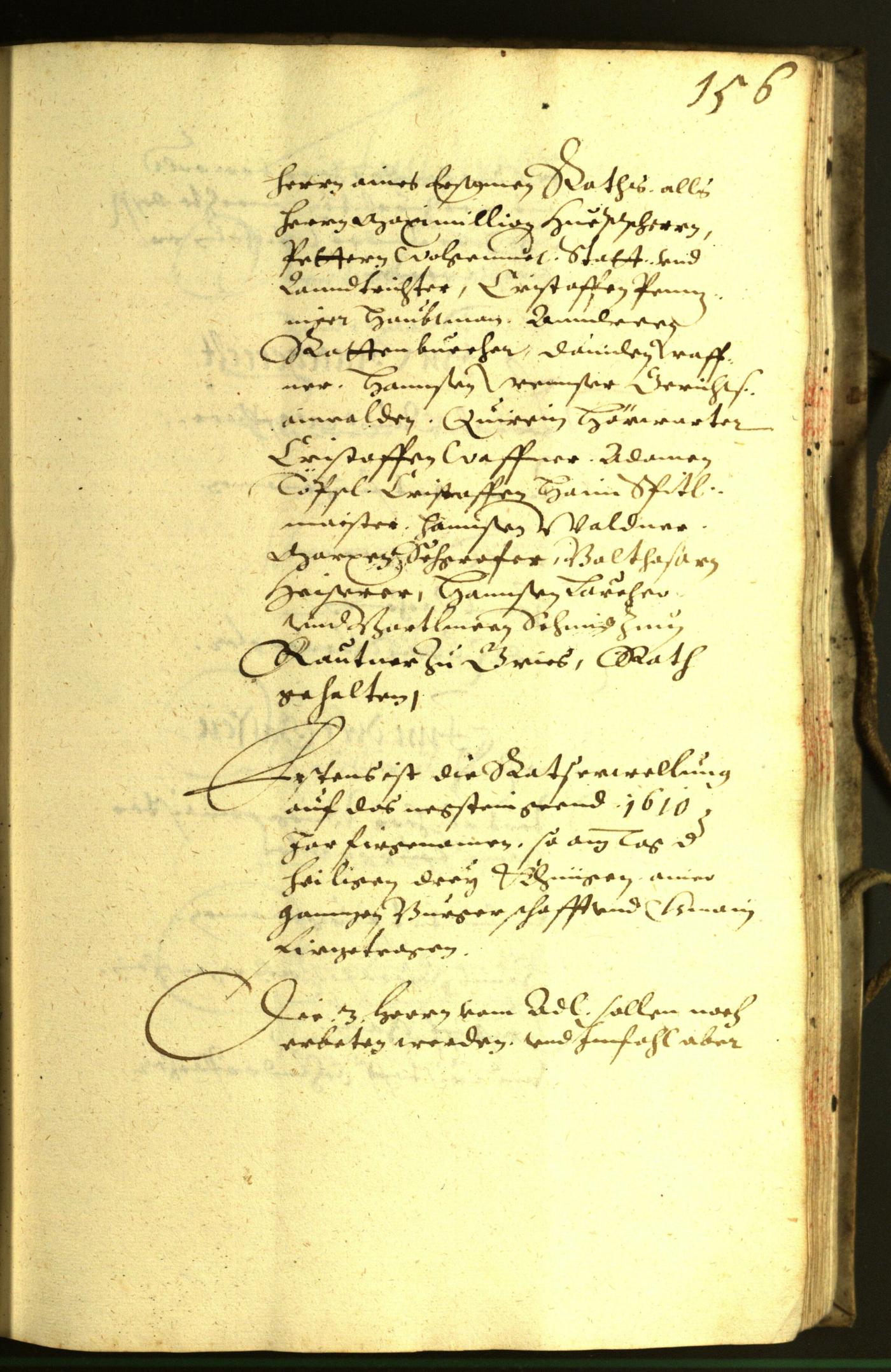 Stadtarchiv Bozen - BOhisto Ratsprotokoll 1609 