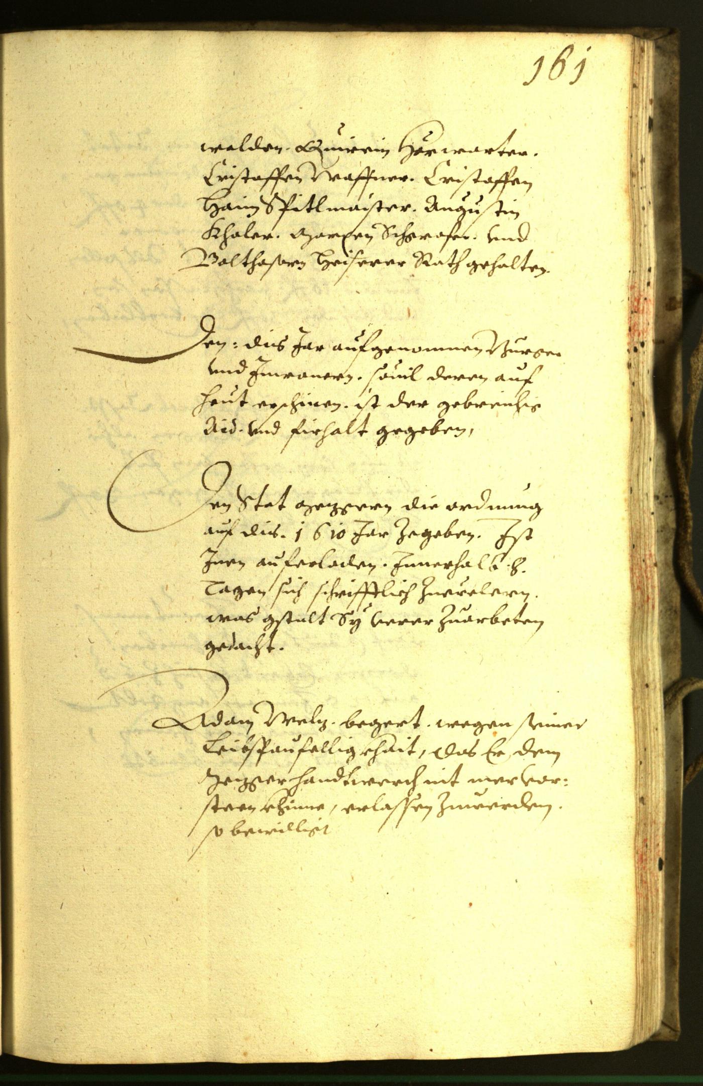 Civic Archives of Bozen-Bolzano - BOhisto Minutes of the council 1609 