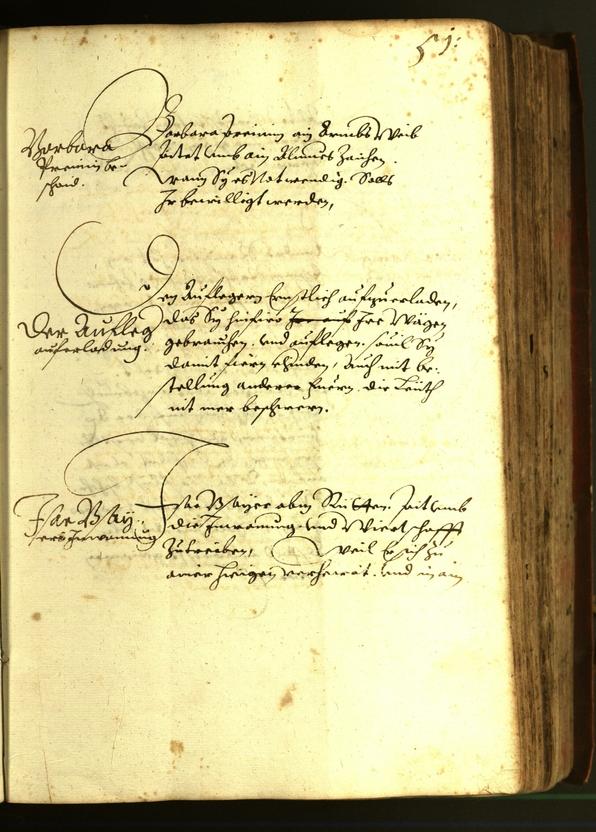 Stadtarchiv Bozen - BOhisto Ratsprotokoll 1610 