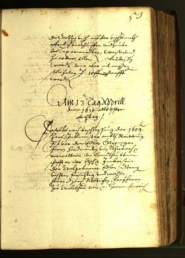 Civic Archives of Bozen-Bolzano - BOhisto Minutes of the council 1610 