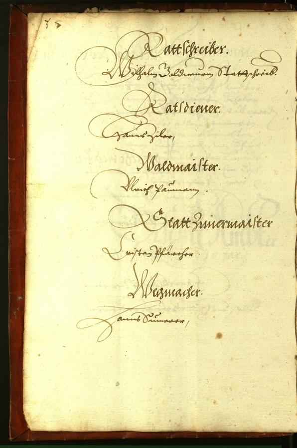 Civic Archives of Bozen-Bolzano - BOhisto Minutes of the council 1610 