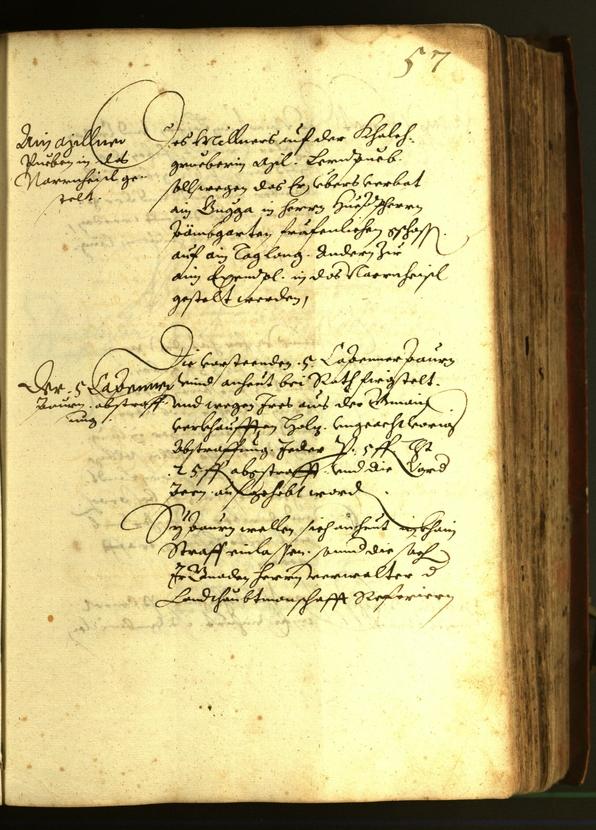 Stadtarchiv Bozen - BOhisto Ratsprotokoll 1610 