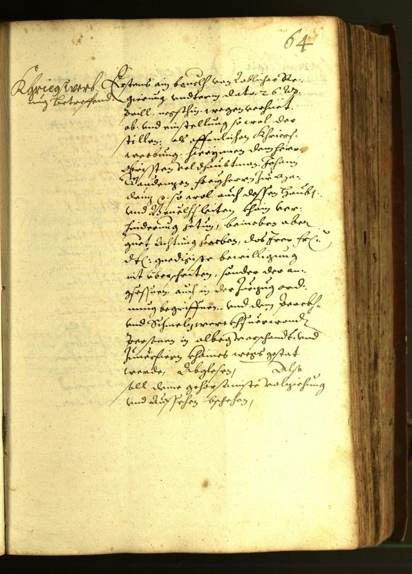 Stadtarchiv Bozen - BOhisto Ratsprotokoll 1610 