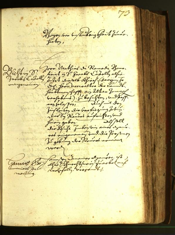 Civic Archives of Bozen-Bolzano - BOhisto Minutes of the council 1610 