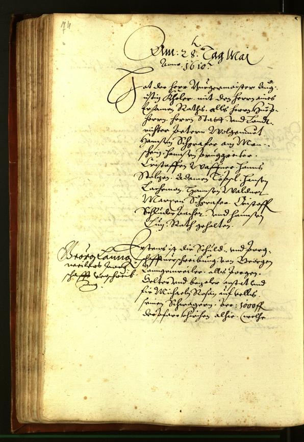 Civic Archives of Bozen-Bolzano - BOhisto Minutes of the council 1610 