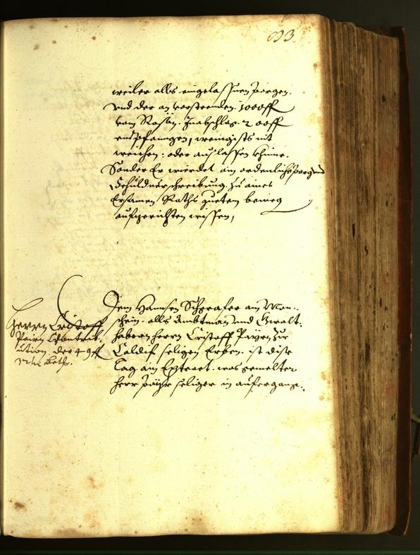 Stadtarchiv Bozen - BOhisto Ratsprotokoll 1610 