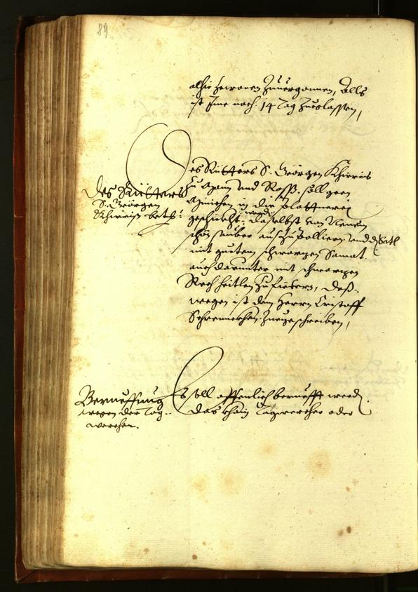 Stadtarchiv Bozen - BOhisto Ratsprotokoll 1610 