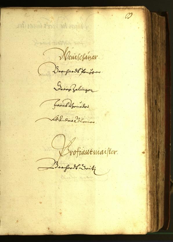 Stadtarchiv Bozen - BOhisto Ratsprotokoll 1610 