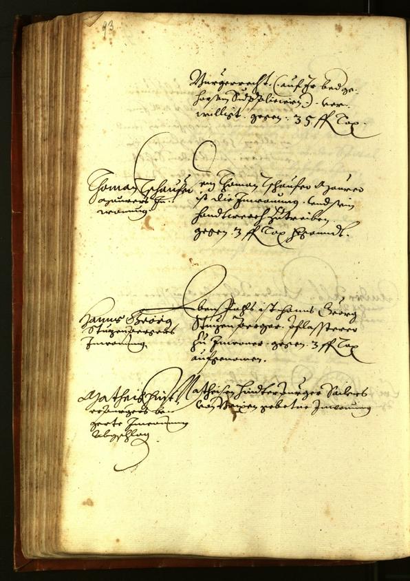 Stadtarchiv Bozen - BOhisto Ratsprotokoll 1610 