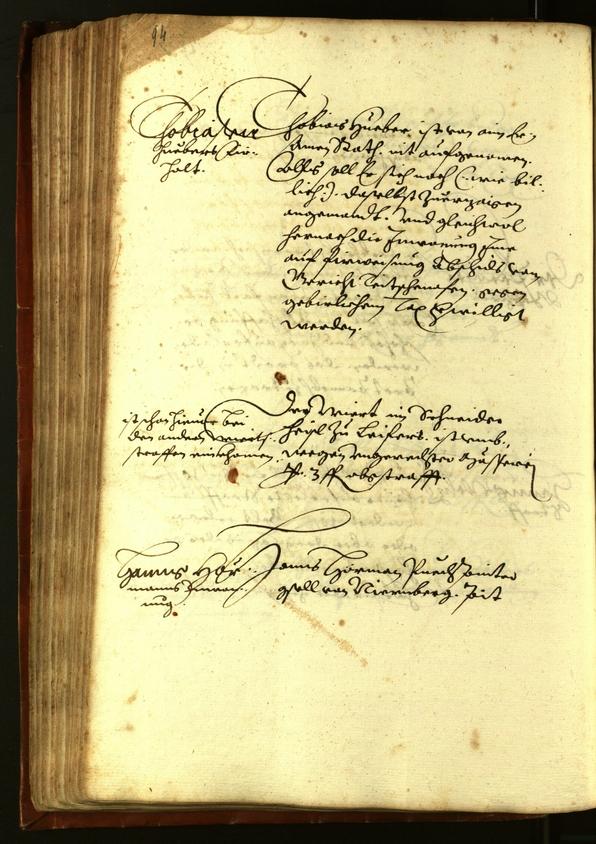 Stadtarchiv Bozen - BOhisto Ratsprotokoll 1610 