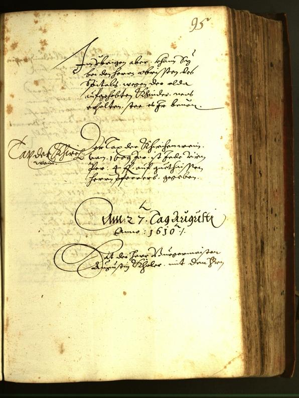 Stadtarchiv Bozen - BOhisto Ratsprotokoll 1610 