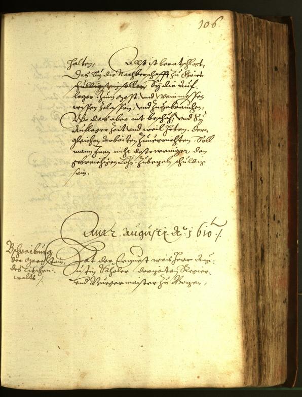 Civic Archives of Bozen-Bolzano - BOhisto Minutes of the council 1610 