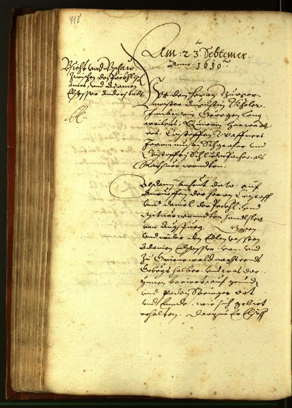 Stadtarchiv Bozen - BOhisto Ratsprotokoll 1610 