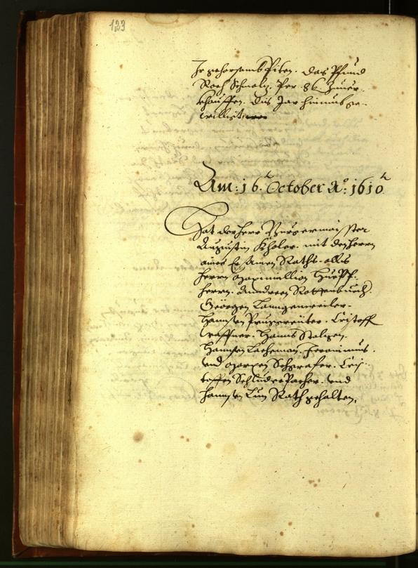 Civic Archives of Bozen-Bolzano - BOhisto Minutes of the council 1610 