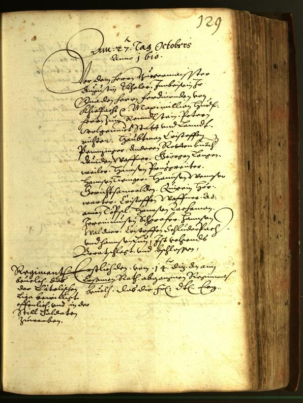 Archivio Storico della Città di Bolzano - BOhisto protocollo consiliare 1610 