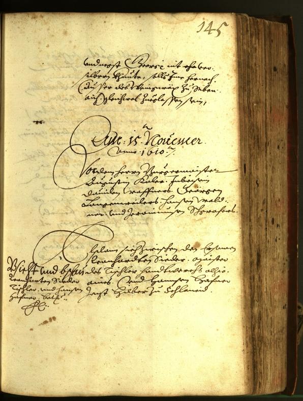 Civic Archives of Bozen-Bolzano - BOhisto Minutes of the council 1610 