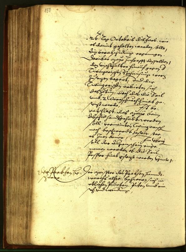 Stadtarchiv Bozen - BOhisto Ratsprotokoll 1610 