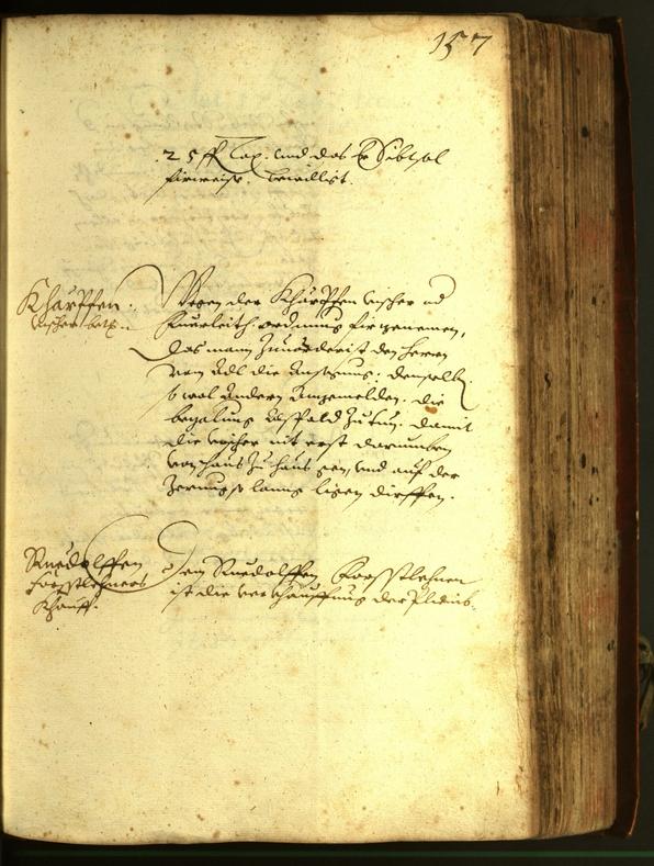 Stadtarchiv Bozen - BOhisto Ratsprotokoll 1610 