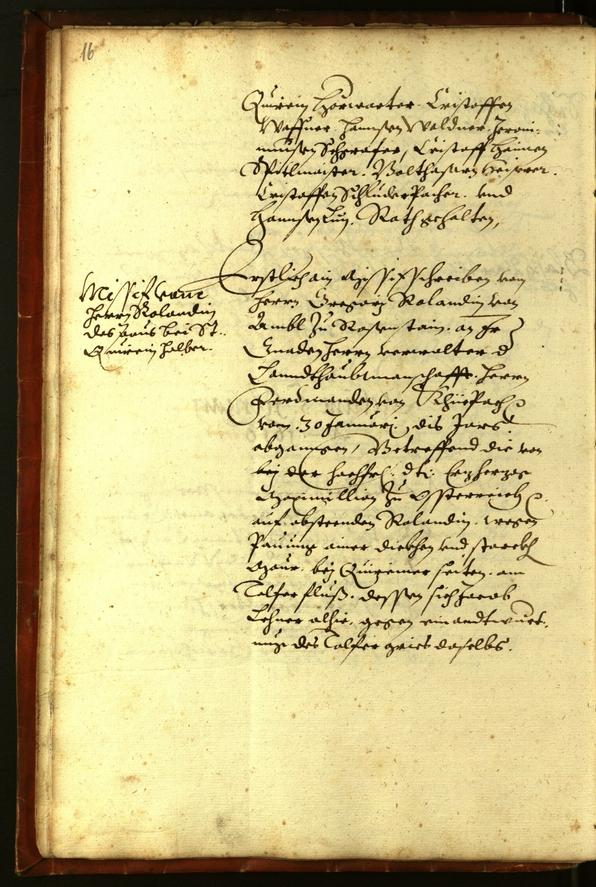 Civic Archives of Bozen-Bolzano - BOhisto Minutes of the council 1610 