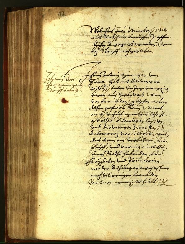 Stadtarchiv Bozen - BOhisto Ratsprotokoll 1610 