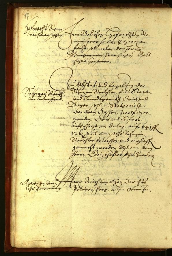 Civic Archives of Bozen-Bolzano - BOhisto Minutes of the council 1610 