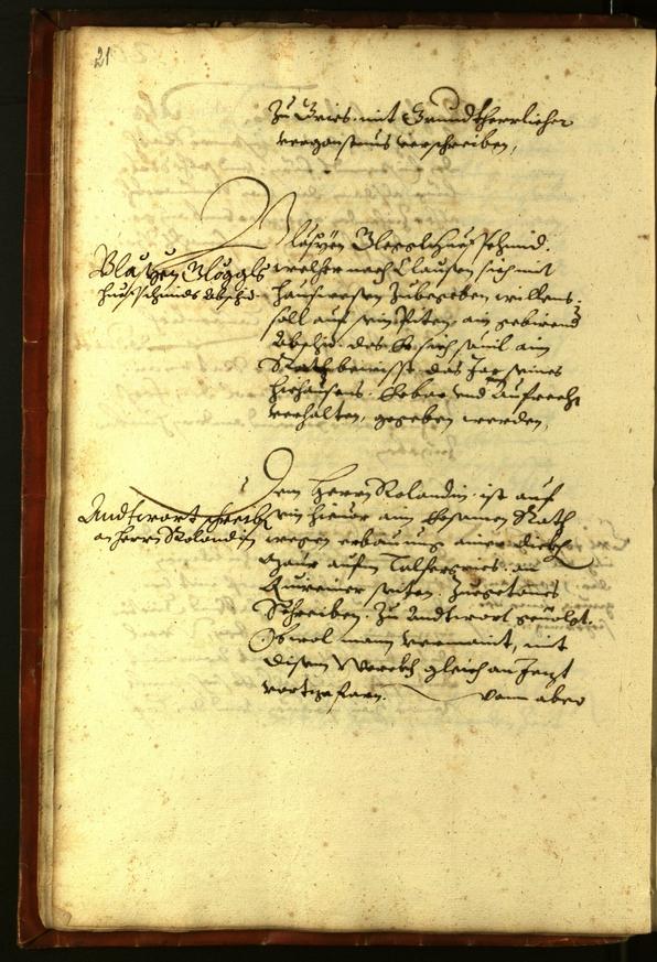 Stadtarchiv Bozen - BOhisto Ratsprotokoll 1610 