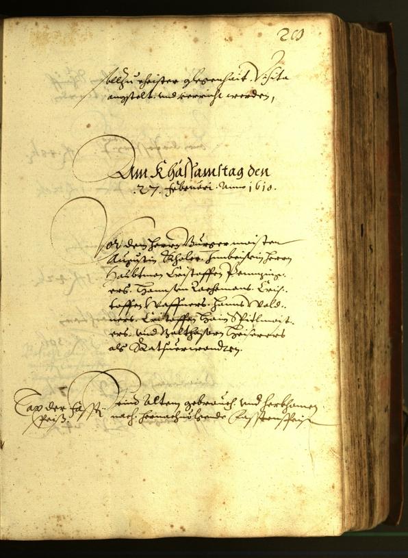 Civic Archives of Bozen-Bolzano - BOhisto Minutes of the council 1610 