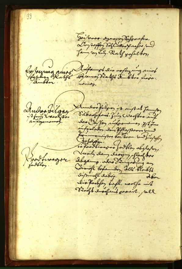 Stadtarchiv Bozen - BOhisto Ratsprotokoll 1610 