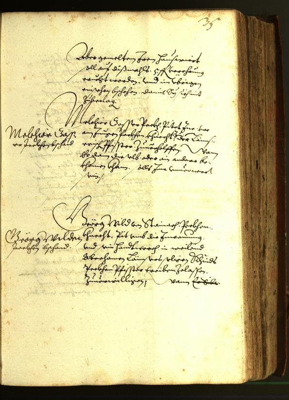 Stadtarchiv Bozen - BOhisto Ratsprotokoll 1610 