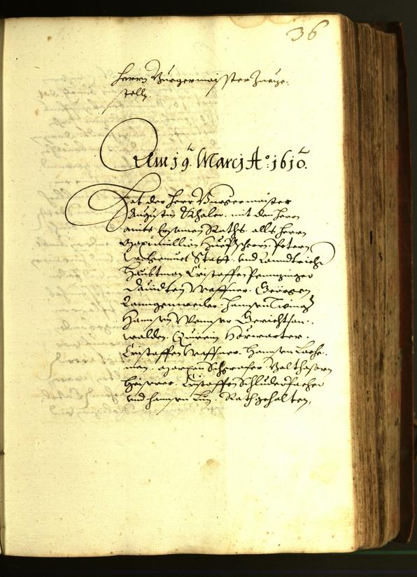 Civic Archives of Bozen-Bolzano - BOhisto Minutes of the council 1610 