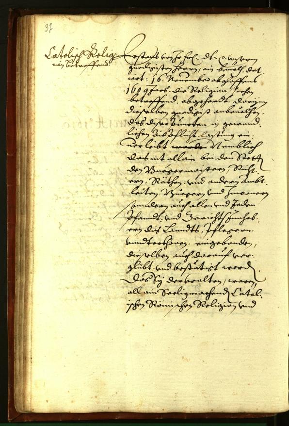 Civic Archives of Bozen-Bolzano - BOhisto Minutes of the council 1610 