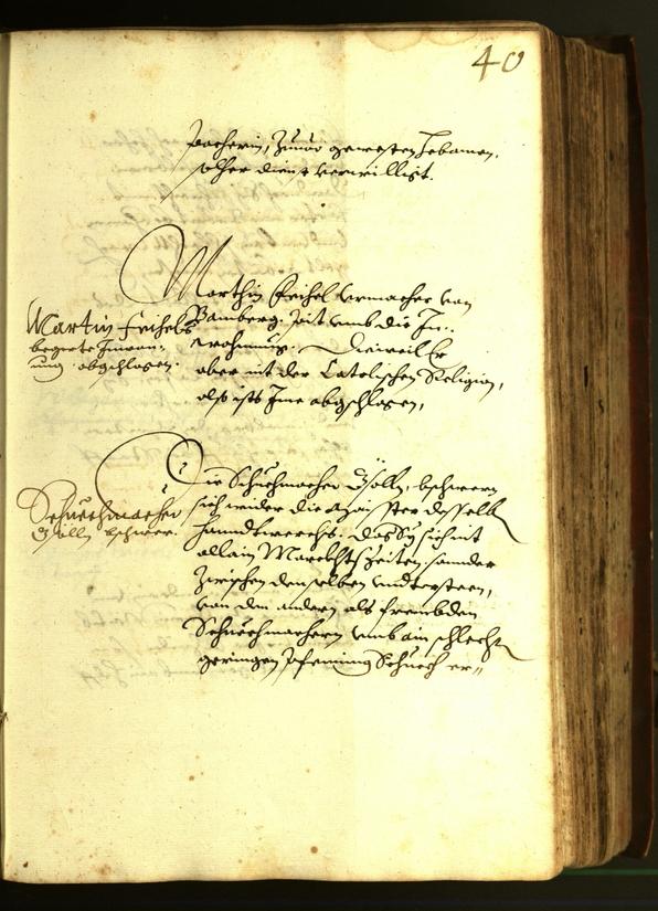 Stadtarchiv Bozen - BOhisto Ratsprotokoll 1610 