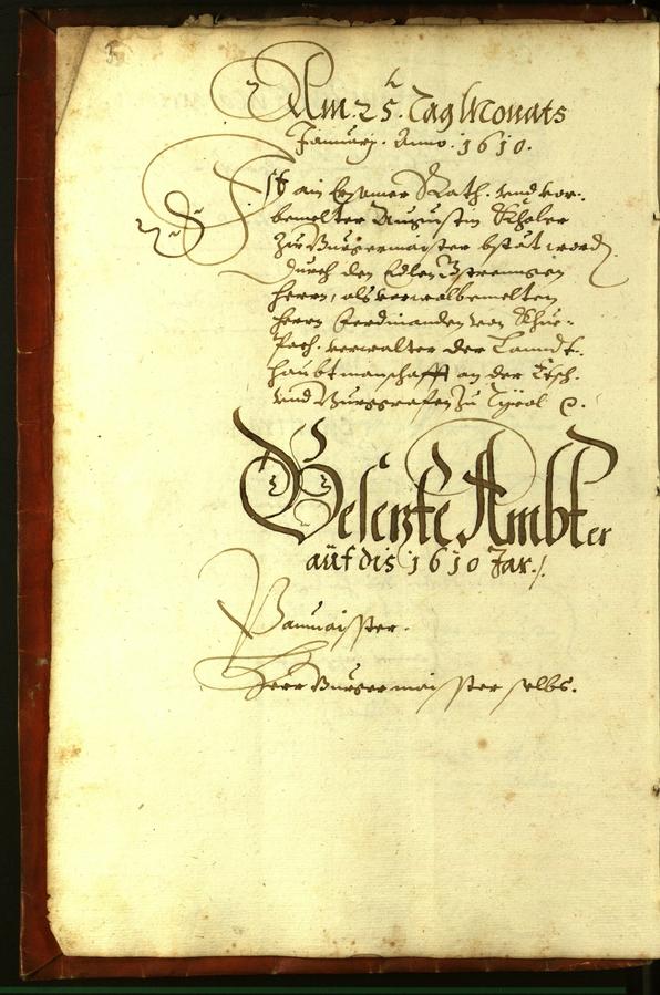 Civic Archives of Bozen-Bolzano - BOhisto Minutes of the council 1610 