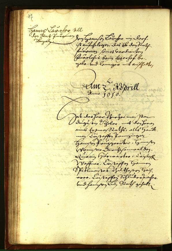 Civic Archives of Bozen-Bolzano - BOhisto Minutes of the council 1610 