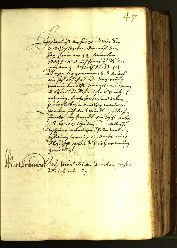 Stadtarchiv Bozen - BOhisto Ratsprotokoll 1610 