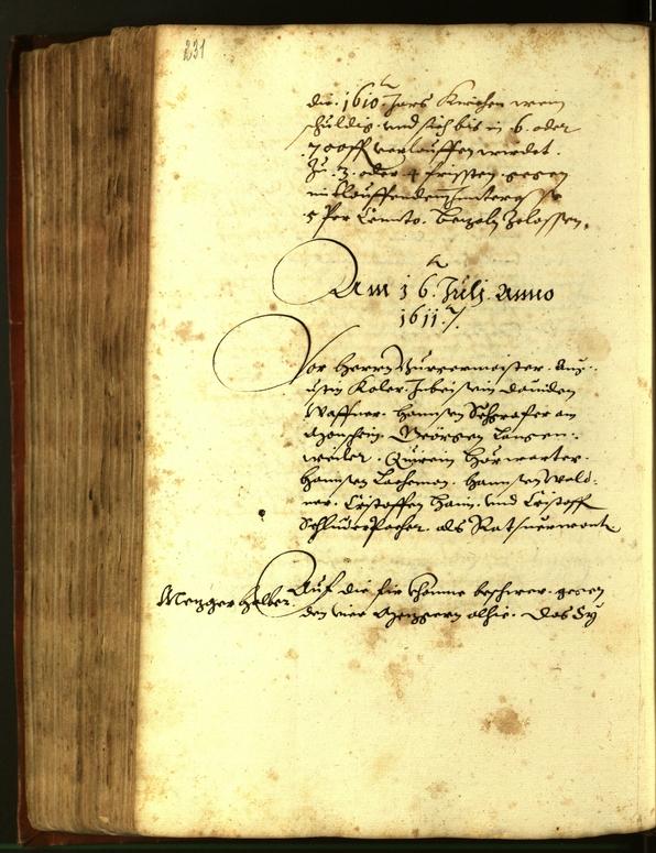 Civic Archives of Bozen-Bolzano - BOhisto Minutes of the council 1611 