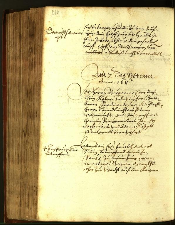 Civic Archives of Bozen-Bolzano - BOhisto Minutes of the council 1611 