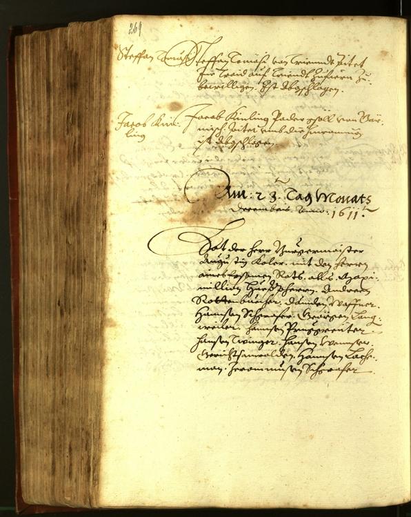 Civic Archives of Bozen-Bolzano - BOhisto Minutes of the council 1611 