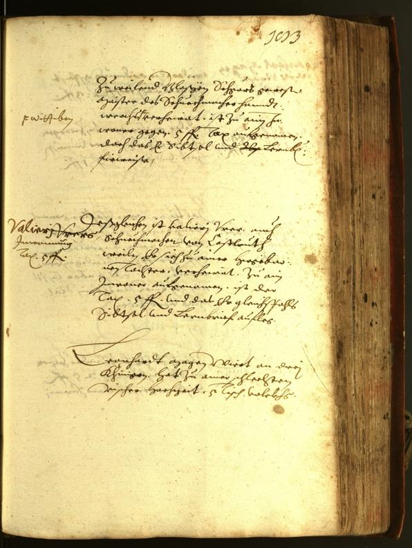 Stadtarchiv Bozen - BOhisto Ratsprotokoll 1611 