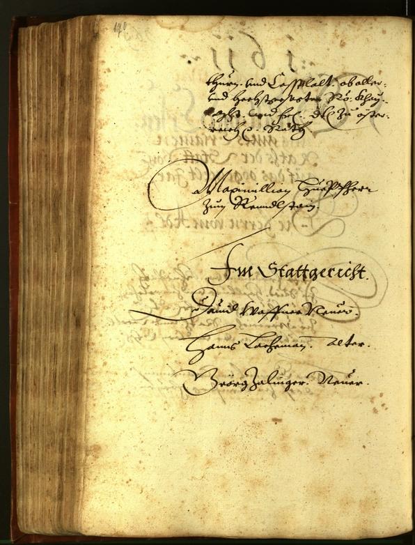 Stadtarchiv Bozen - BOhisto Ratsprotokoll 1611 