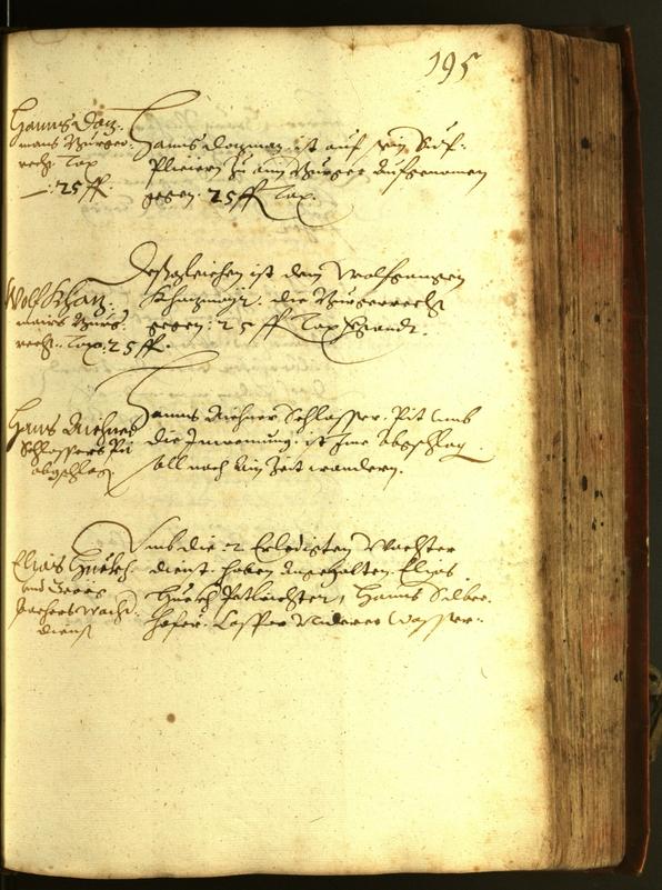 Stadtarchiv Bozen - BOhisto Ratsprotokoll 1611 