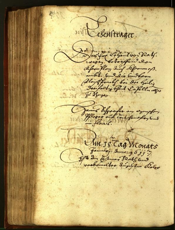 Civic Archives of Bozen-Bolzano - BOhisto Minutes of the council 1611 