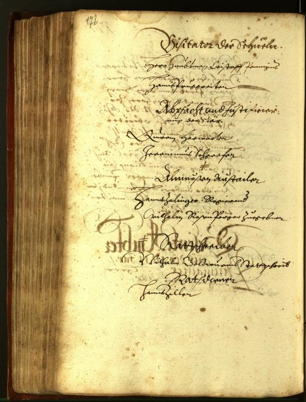 Stadtarchiv Bozen - BOhisto Ratsprotokoll 1611 