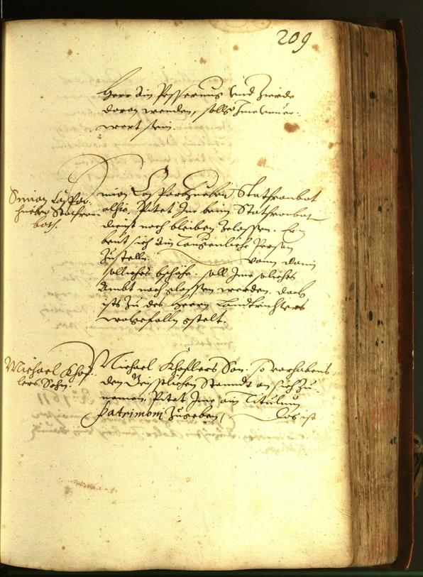 Stadtarchiv Bozen - BOhisto Ratsprotokoll 1611 