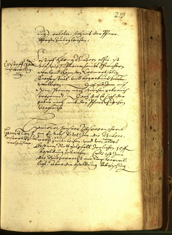 Stadtarchiv Bozen - BOhisto Ratsprotokoll 1611 