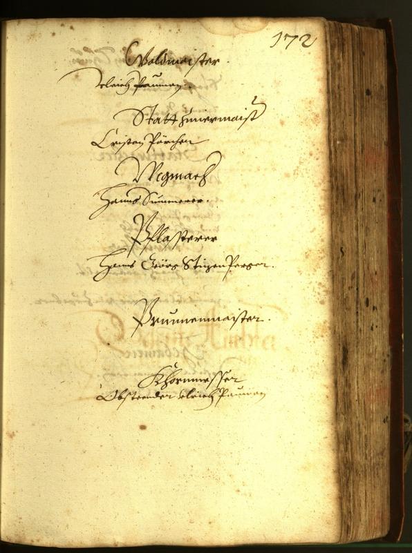 Stadtarchiv Bozen - BOhisto Ratsprotokoll 1611 