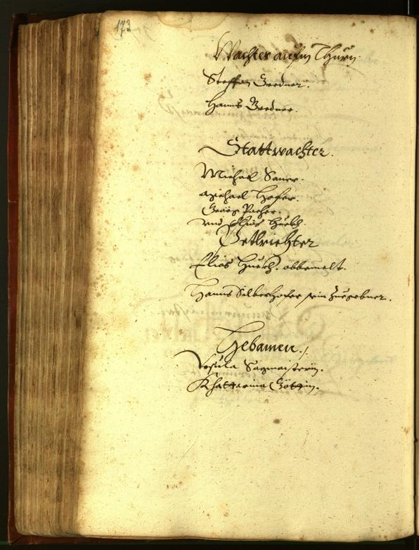 Stadtarchiv Bozen - BOhisto Ratsprotokoll 1611 